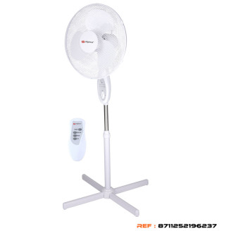 VENTILATEUR SUR PIED AVEC TÉLÉCOMMANDE BLANC ALPINA