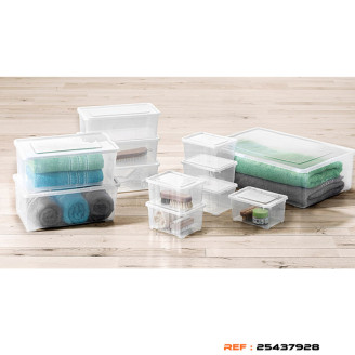 Boîtes transparentes Toptex, 5 litres - lot de 3