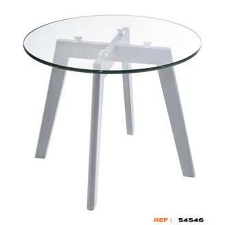 Table d'appoint en verre LIVING STYLE