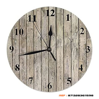 Horloge murale avec support