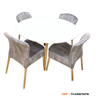 Table ronde Avec 4 Chaises